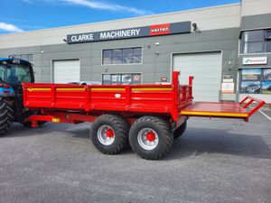 Donnelly 14ft x7ft6" Tipping trailer c/w bale Ext - Image 3