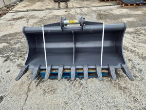 13t 6ft Ditching buckets, 9 tips - Image 2