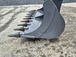 13t 6ft Ditching buckets, 9 tips - Image 4