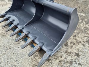 13t 6ft Ditching buckets, 9 tips - Image 3