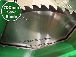 Electric Log Saw 10" Cut - Image 4