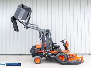 New Kubota F391 Front Deck mower C/W Collector - Image 4