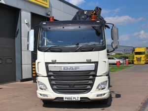 DAF CF460 8X2 FLAT WITH HIAB X-HIPRO 658 CRANE - Image 2