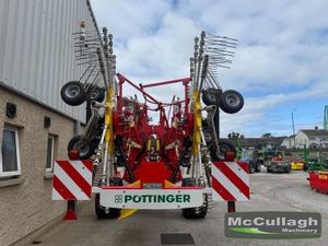 Used Pottinger TOP 1252 Four Rotor Rake - Image 3
