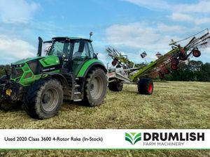 Used 2020 Claas 3600 4-Rotor Rake (In-Stock) - Image 2