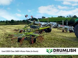 Used 2020 Claas 3600 4-Rotor Rake (In-Stock) - Image 4