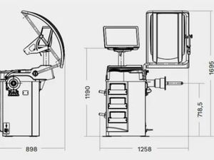 RAVAGLIOLI Wheel Balancer - Automatic System - Image 2