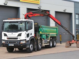 2020 SCANIA P410 XT 8X4 TIPPER GRAB, - Image 3
