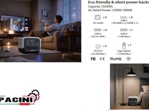 Pacini Portable Power Station   1200W - Image 3