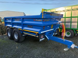 Broughan 16 Tonne Dump Trailer New Holland Blue - Image 2