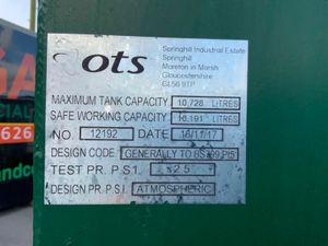 10000lts waste  EFFLUENT STORAGE TANK.....4422.. - Image 3