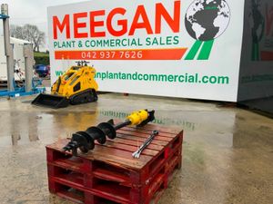 8" HYDRAULIC GROUND AUGER / EARTH DRILL.1788 - Image 2