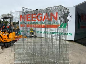 WIRE MESH 6 DOOR PERSONNEL LOCKERS. - Image 2