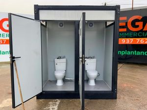UNUSED DOUBLE SITE TOILET POD.....1132. - Image 3