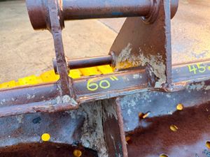 60" JCB 3CX GRADING BUCKET....45MM....891 - Image 4