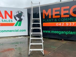8 STEP ALUMINIUM PLATFORM LADDER.........442-2. - Image 3