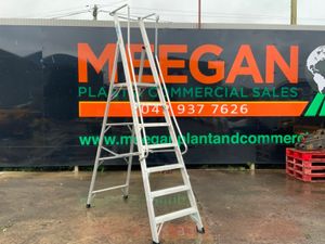 8 STEP ALUMINIUM PLATFORM LADDER.........442-2. - Image 4