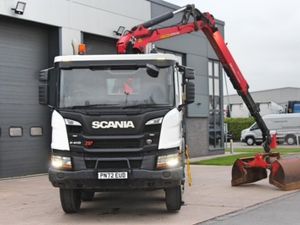2022 SCANIA P410 XT 8X4 TIPPER GRAB - Image 2