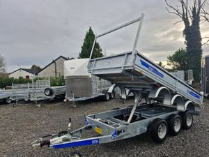 DALE KANE  12' x 6' TRI AXLE   TIPPING TRAILER - Image 4