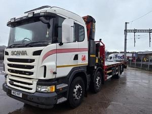 2013 SCANIA G400 8X2 BEAVERTAIL & PK40002-EH CRANE - Image 3
