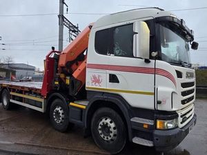 2013 SCANIA G400 8X2 BEAVERTAIL & PK40002-EH CRANE - Image 4