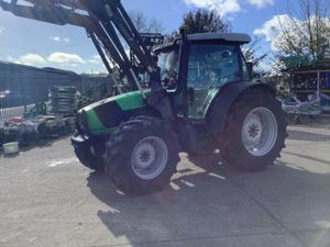 2011 DEUTZ FAHR Agrofarm 420 with loader - Image 2