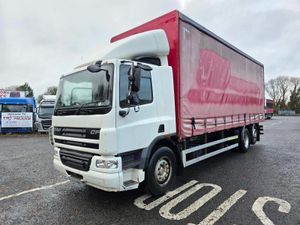 2012 DAF CF 6X2 Rear Steer 26ft Curtainsider - Image 3