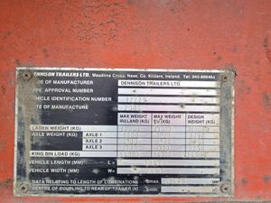 2006 Dennison Bulk Tipping Trailer - Image 2