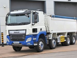 2021 DAF CF450 8X4 ALLOY INSULATED TARMAC TIPPER - Image 3