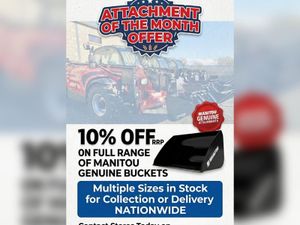 New Manitou Buckets In Stock