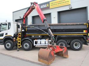 2022 SCANIA P410 XT 8X4 TIPPER GRAB - Image 4