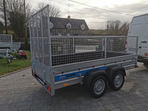8x5 Trailer with mesh and ramp - Image 4