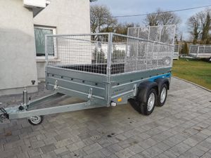 8x5 Trailer with mesh and ramp - Image 3