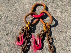 6.0mts x 20mm LIFTING CHAINS..2 GANG..1499. - Image 4
