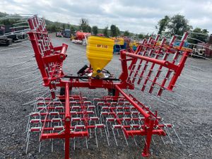 New Jarmet 6M Grass Tyne Harrow with Seeder - Image 4