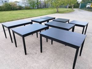 Cafe tables x 8 - Image 2
