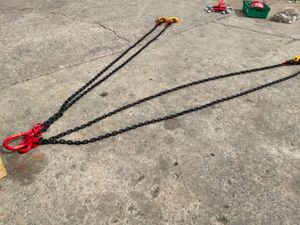 UNUSED 10t x 3.0mts PLATE LIFTING CHAINS.....1688. - Image 2