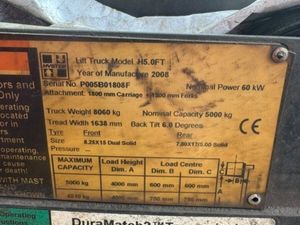 5 ton Hyster forklift - Image 2