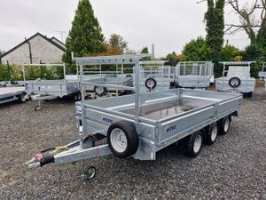 M-TEC  12' x  6'6" TRI AXLE   DROPSIDES TRAILER - Image 2