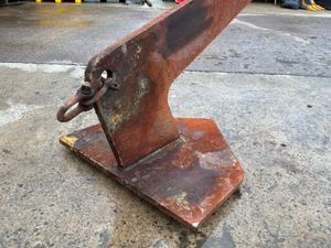 OLD CAST IRON SHIP ANCHOR......LARGE.......4111/2 - Image 4