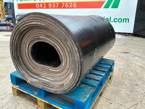 55"  RUBBER CONVEYOR BELT MATTING...1324d. - Image 3