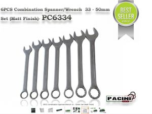 6PCS Combination Spanner/Wrench 33 - 50mm Set - Image 4