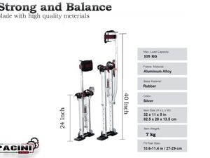 Plastering Drywall Stilts 24"- 40" - Image 3