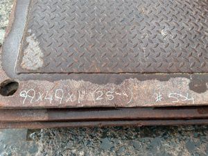 25mm STEEL ROAD PLATE / TRENCH COVERS.....534. - Image 4