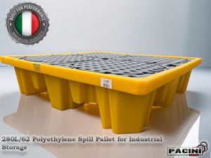 280L/62 Polyethylene Spill Pallet - Image 2