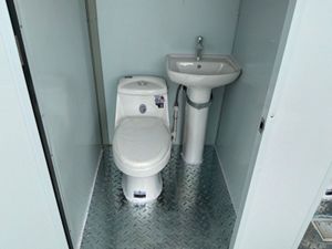 UNUSED DOUBLE TOILET CONTAINER CABIN....817m. - Image 4