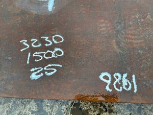 128 x 59 x1 ROAD PLATE / TRENCH COVER.......9861 - Image 4