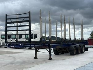 DENNISON TIMBER TRAILER WITH  8  ALLOY BOLSRERS - Image 3