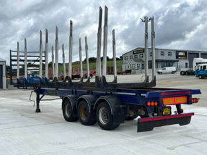 DENNISON TIMBER TRAILER WITH  8  ALLOY BOLSRERS - Image 4