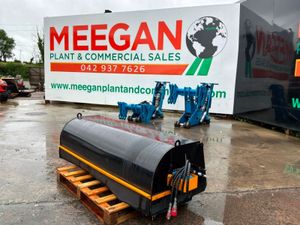 Unused 72" Skid steer road sweeper / collector box - Image 2